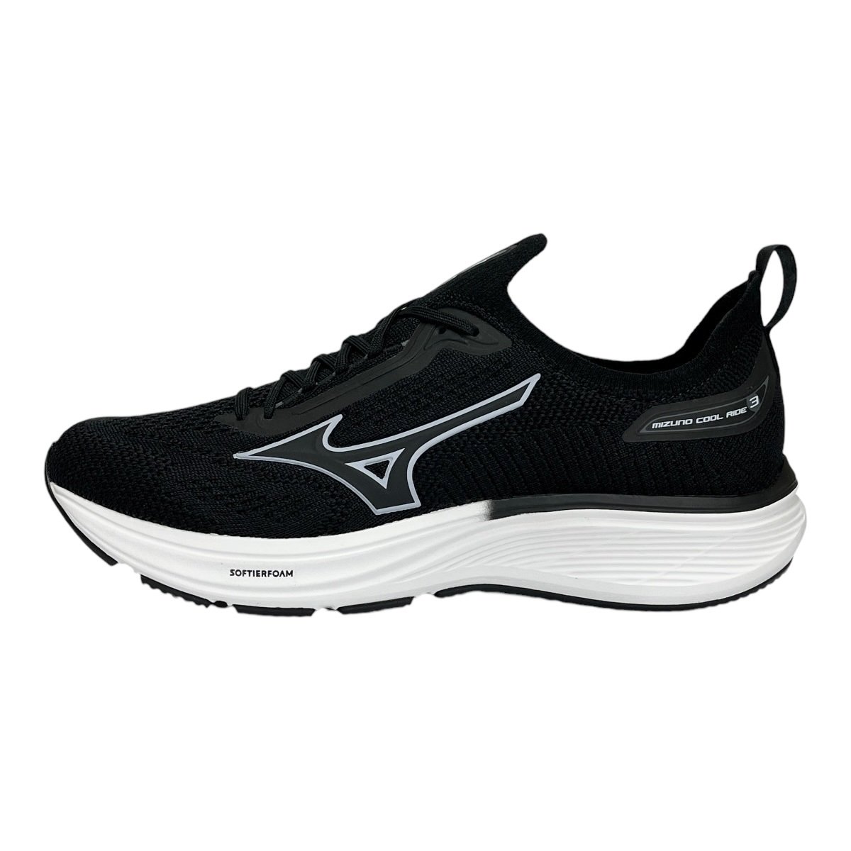 Tênis Mizuno Cool Ride 3 101095095 Preto Preto 1