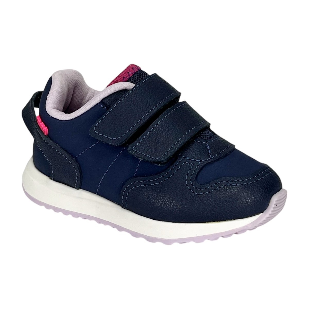 Tênis Klin Walk Baby 453106 Marinho Pink Lavanda Azul 1