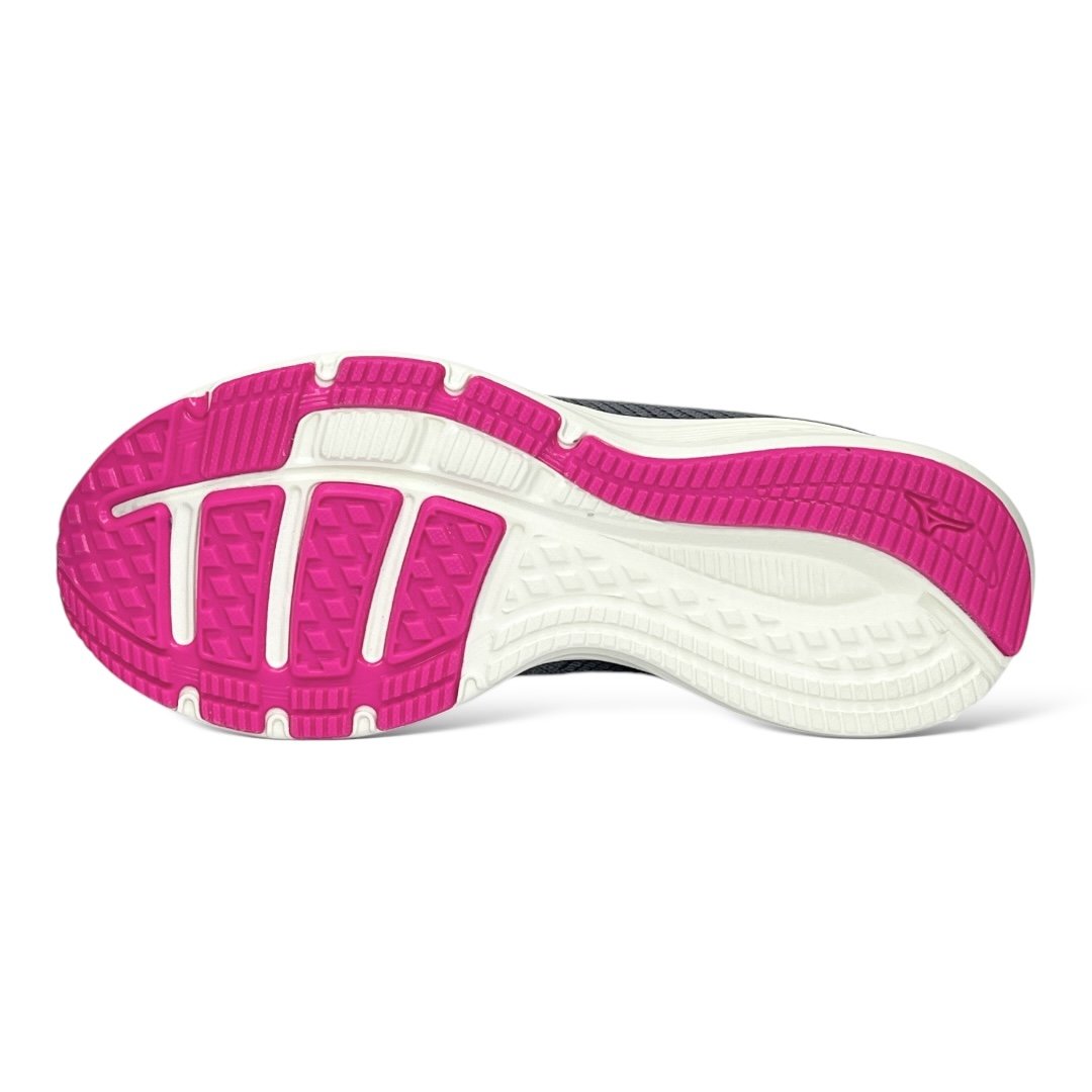 Tênis Mizuno Cool Ride 3 Feminino 101095095 Chumbo/Pink Cinza