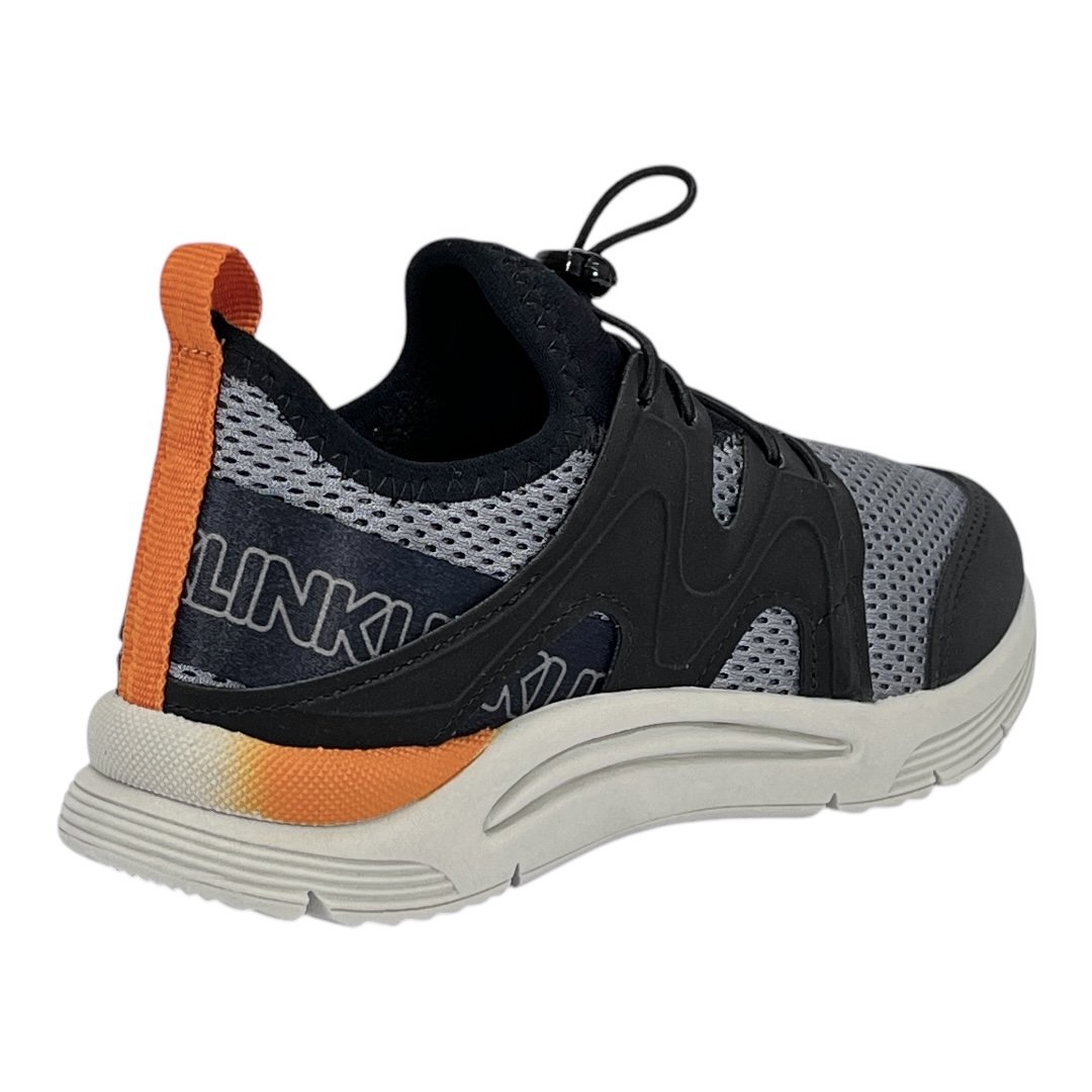 Tênis Klin Infantil New Sport 480020 Preto Grafite Laranja Preto/Grafite 5