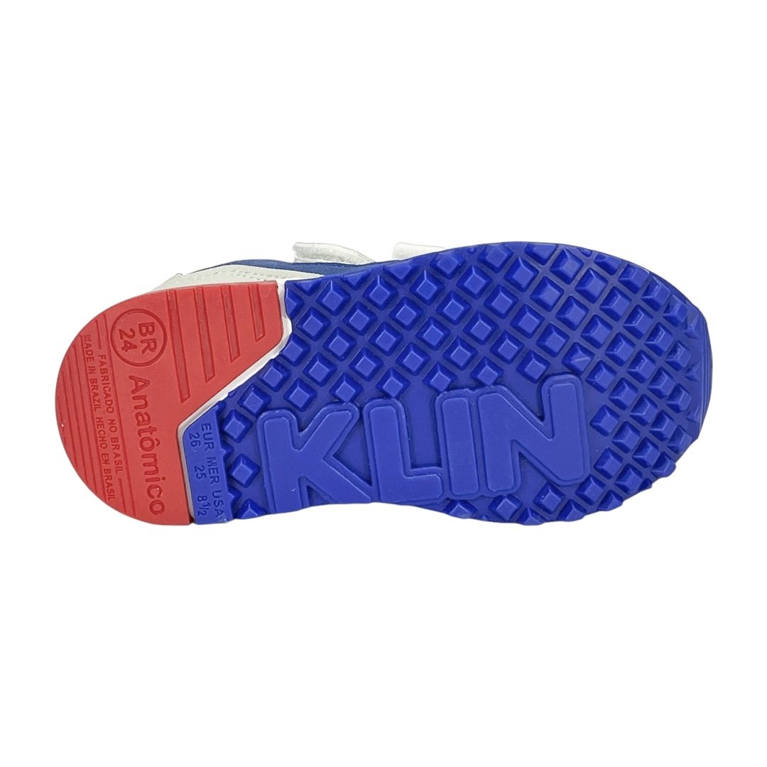 Tênis Klin Infantil Walk Mini 216127 Gelo Royal Vermelho Gelo/Royal 6