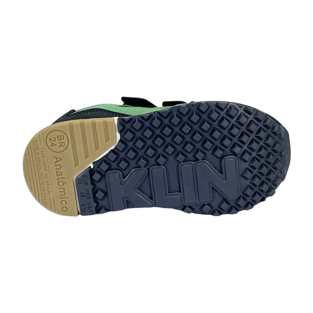 Tênis Klin Infantil Walk Mini 216127 Marinho Verde Marinho 6