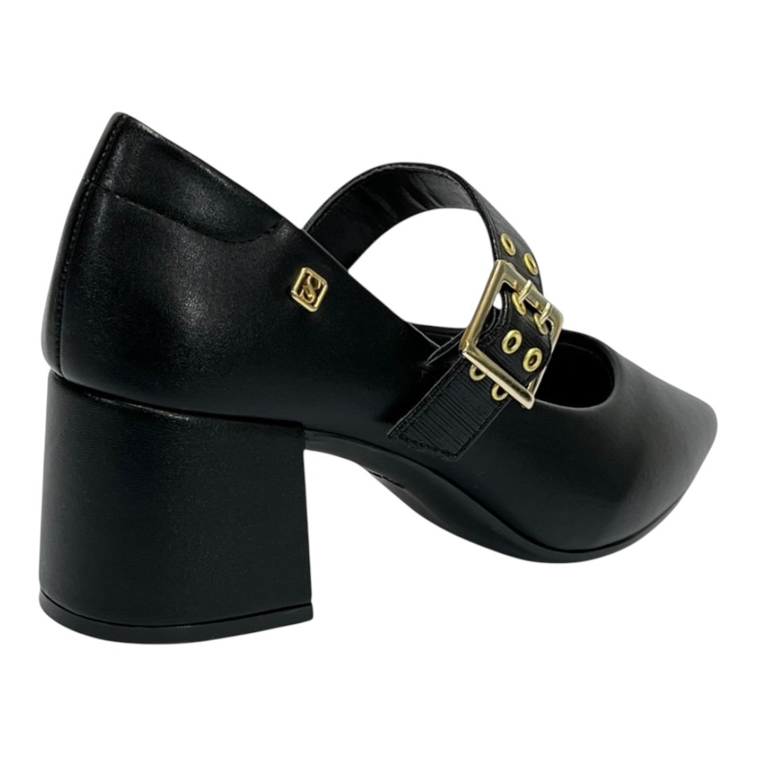 Sapato Santinelli Scarpin Boneca 1534-054 Preto Preto 5