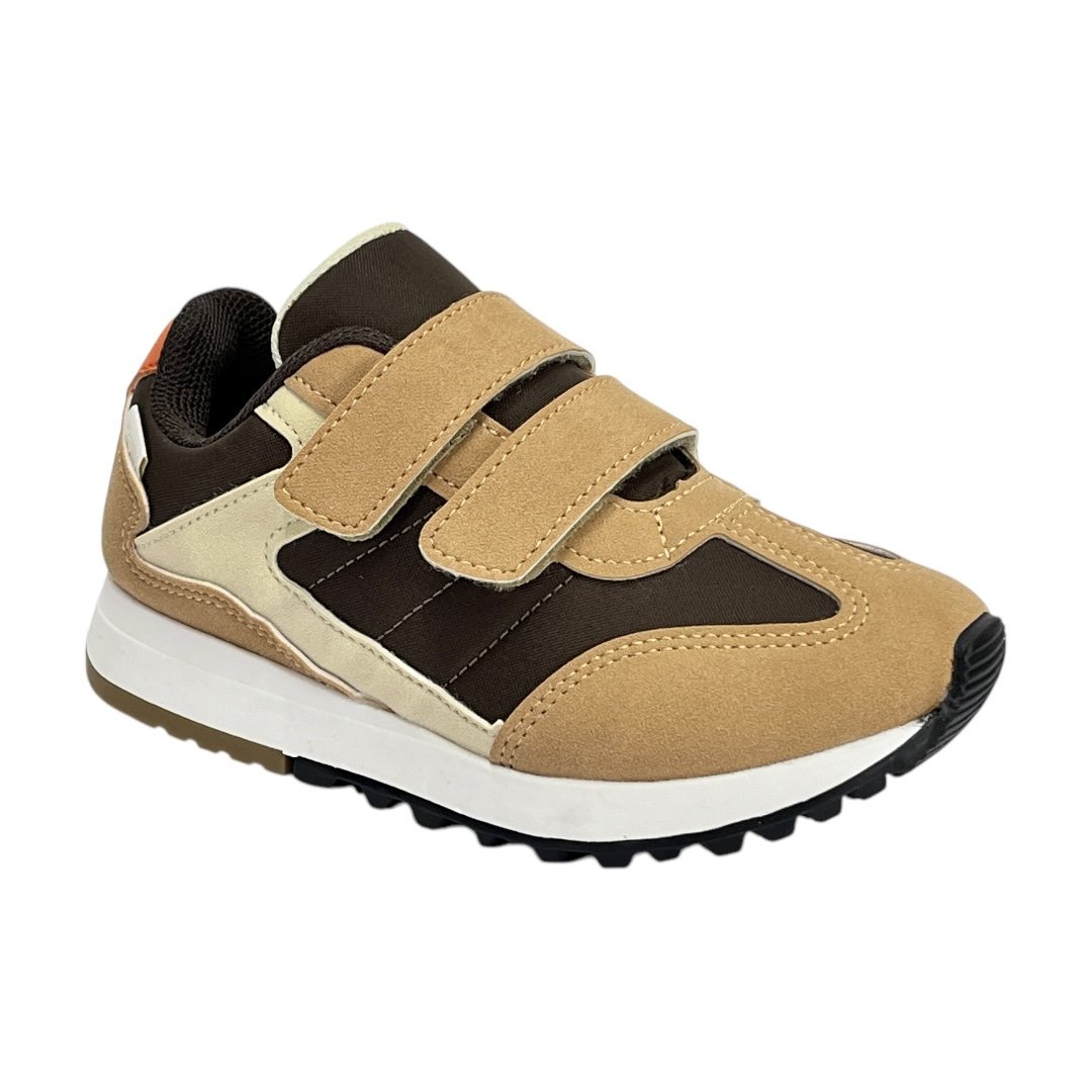 Tênis Klin Infantil Walk Mini 216127 Café/Capuccino/Off White
