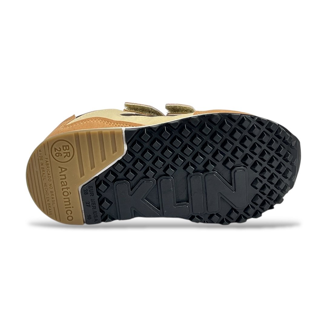 Tênis Klin Infantil Walk Mini 216127 Café/Capuccino/Off White Café 6