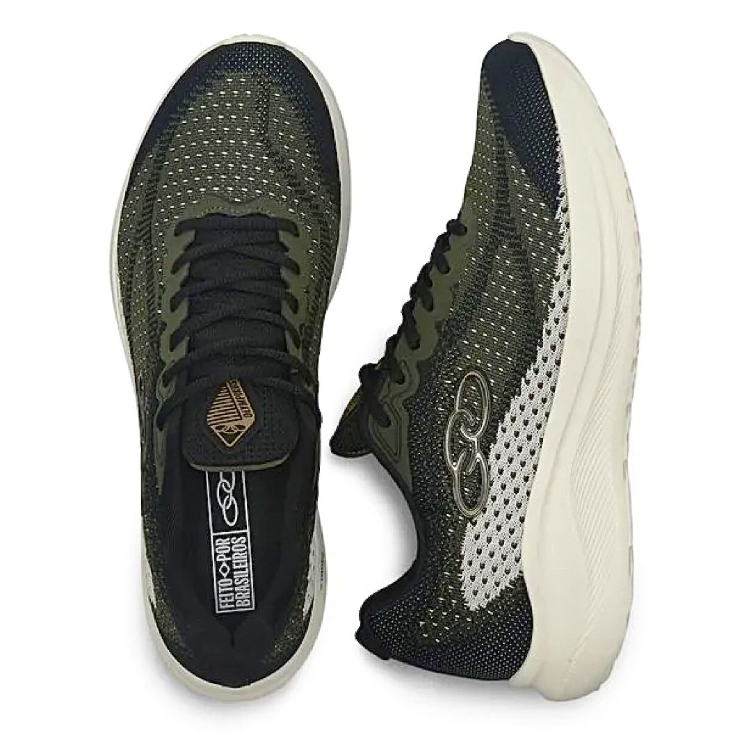 Tênis Olympikus Soma Masculino 43524237 Preto/Militar Preto/Verde 3