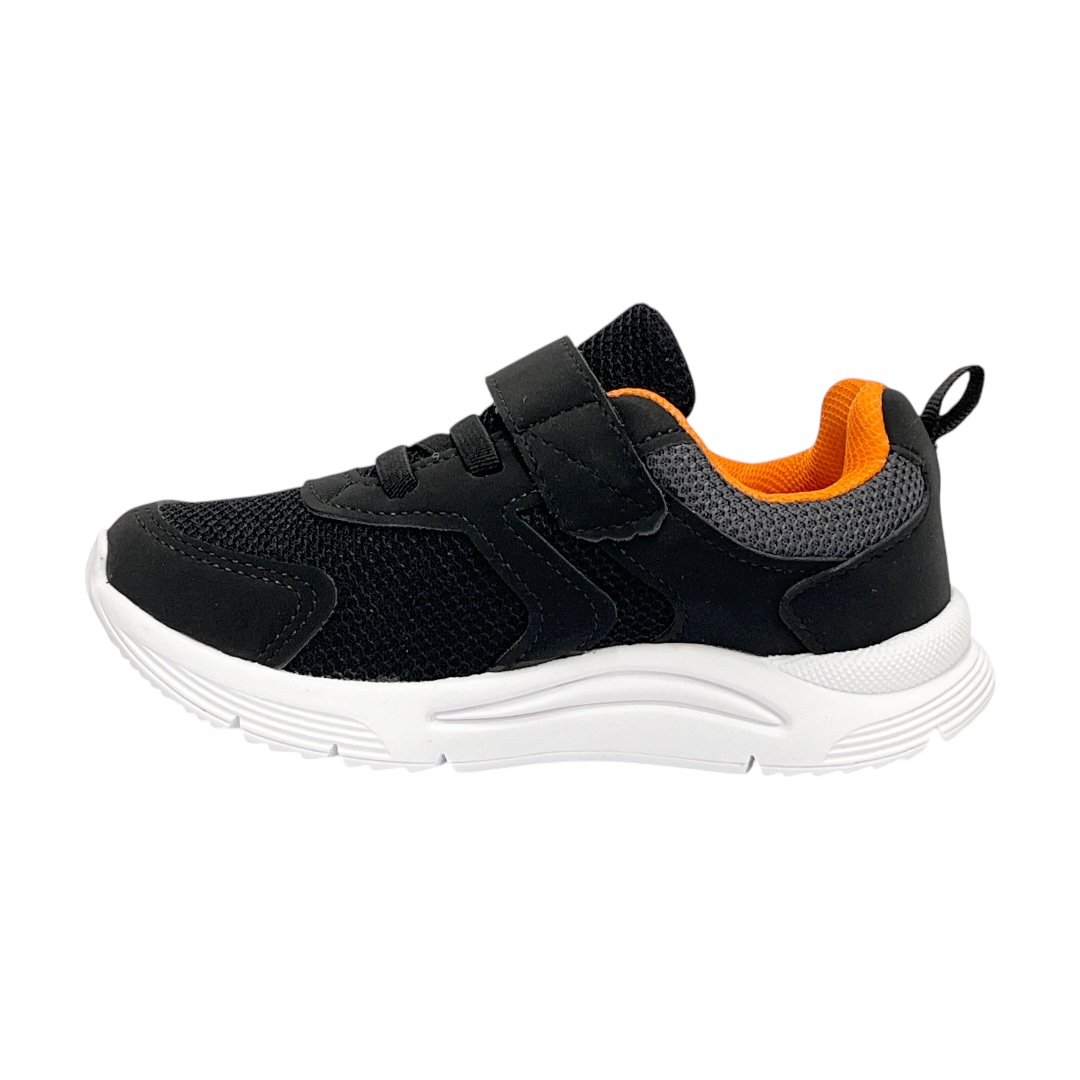 Tênis Klin New Sport Mini 199122 Preto/Grafite/Laranja Preto 3