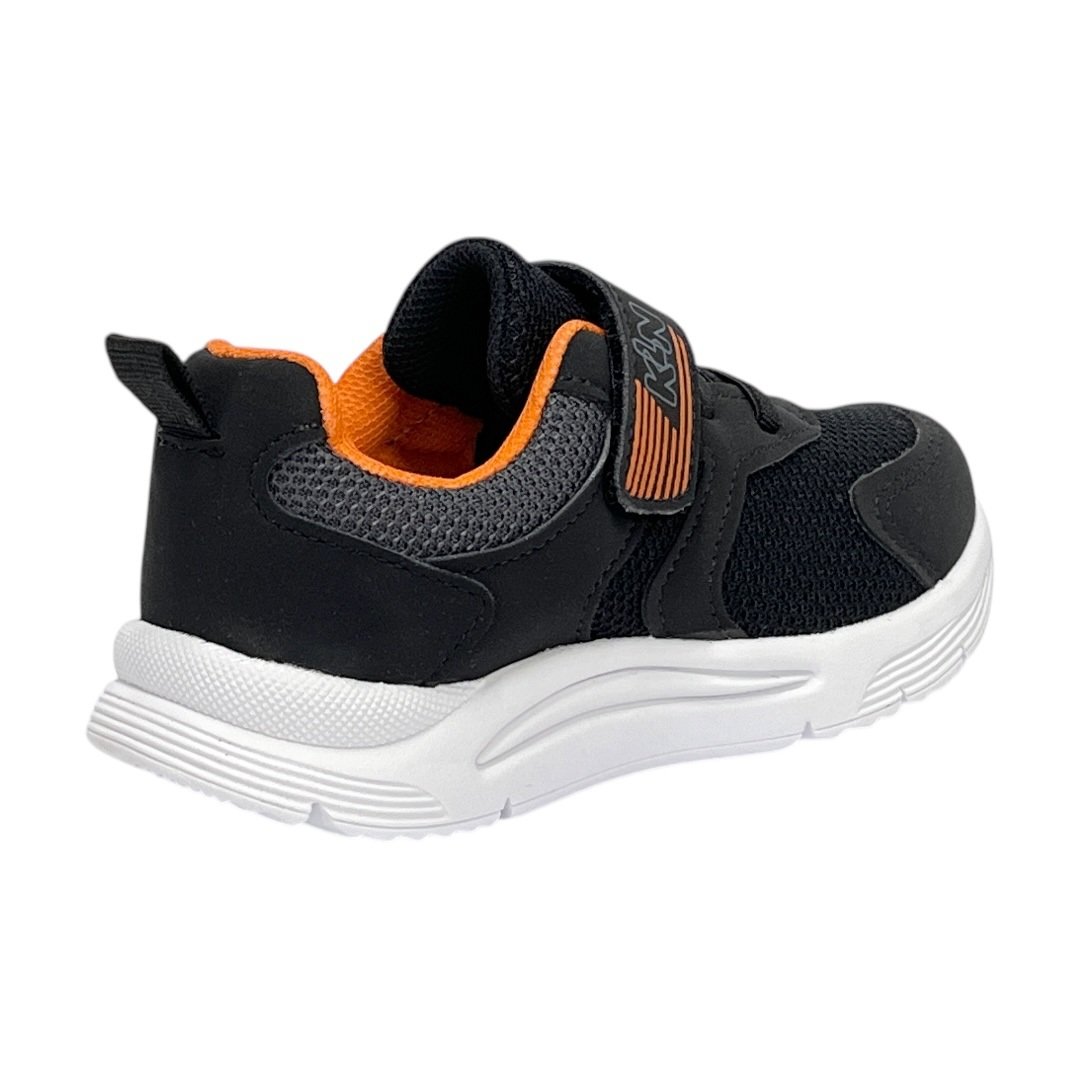 Tênis Klin New Sport Mini 199122 Preto/Grafite/Laranja Preto 5