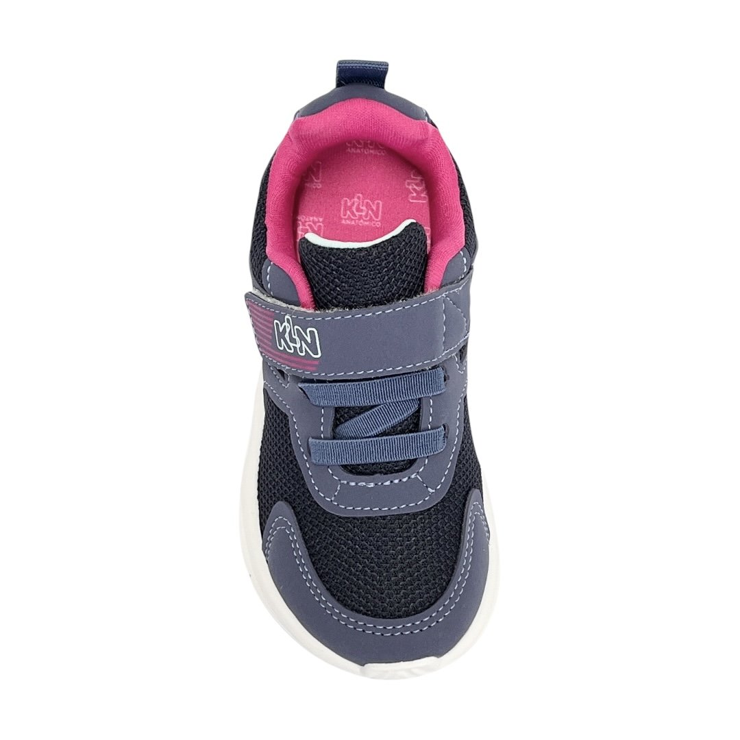 Tênis Klin New Sport Mini 199122 Marinho/Chumbo/Pink Marinho 4