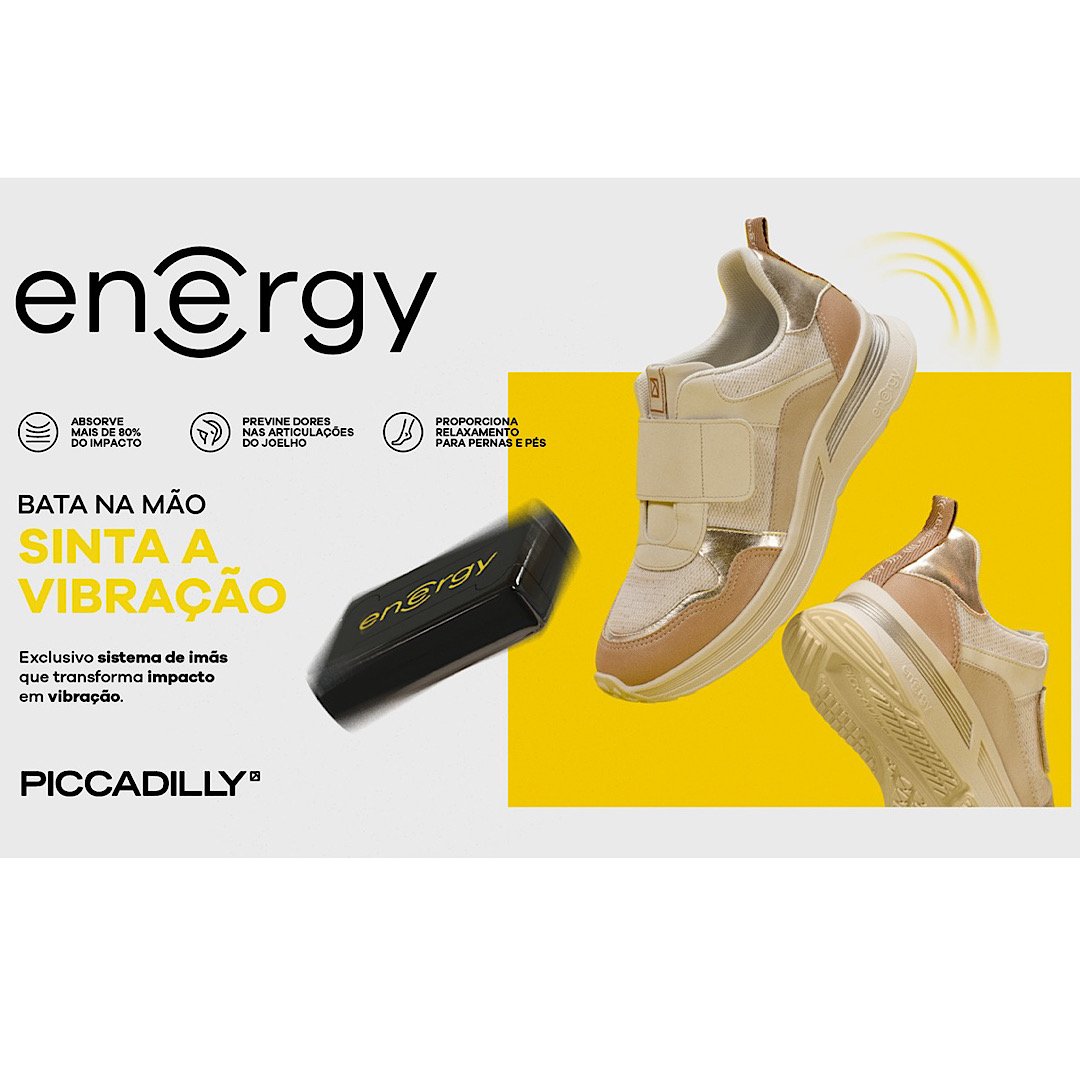 Tênis Piccadilly Energy Feminino 935007 Preto Preto 8