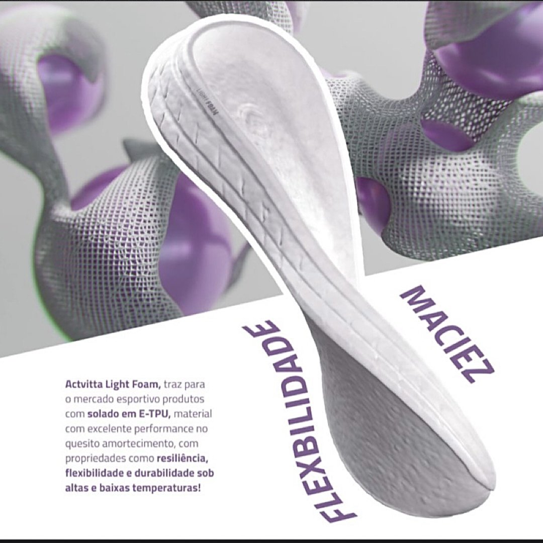 Tênis Actvitta Esportivo Light Foam Feminino 4846.102 Cinza/Grafite Cinza 7