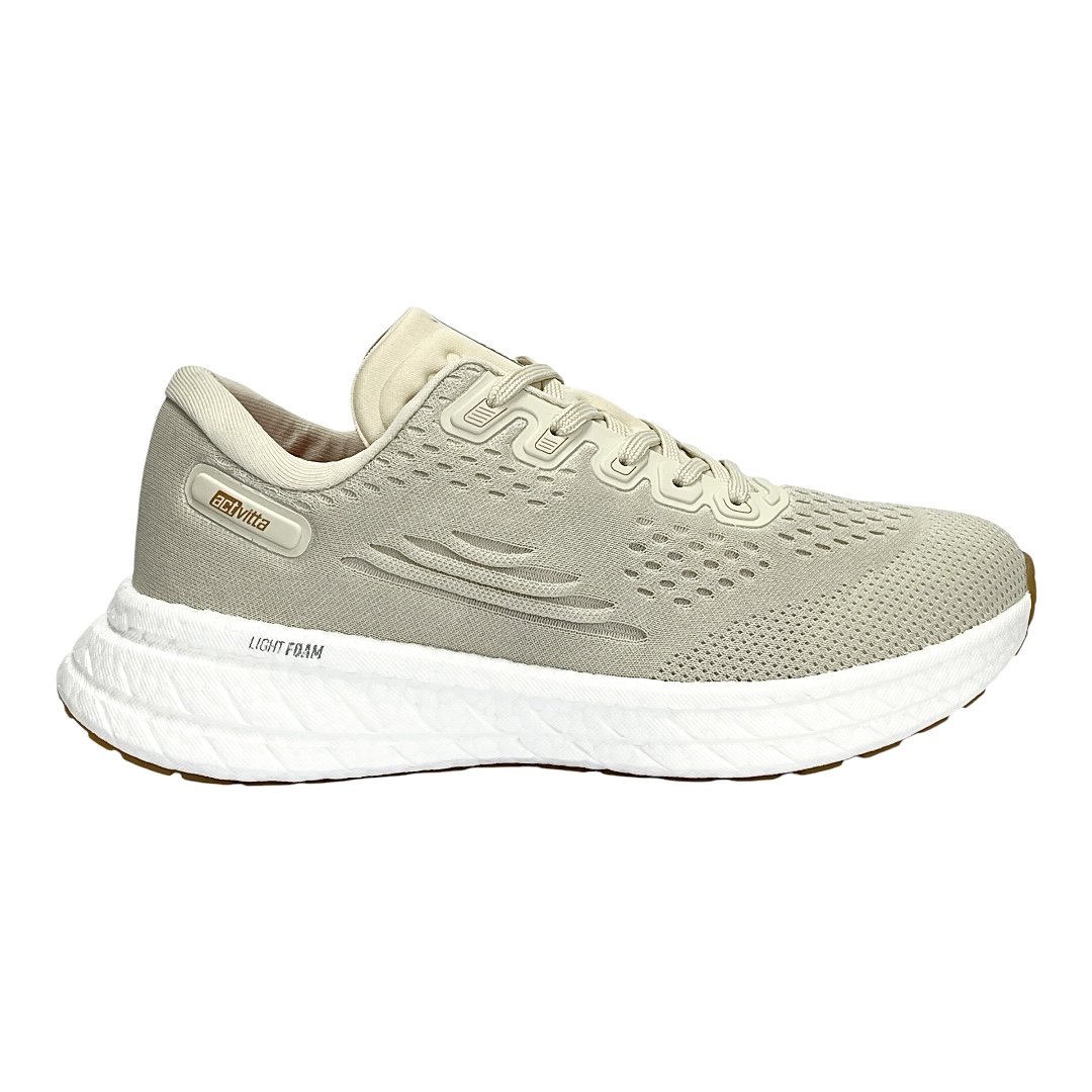 Tênis Actvitta Feminino Esportivo 4841.100 Off White Off White 1
