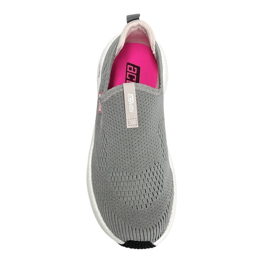 Tênis Actvitta Feminino Esportivo 4841.103 Cinza/Rosa Cinza 4