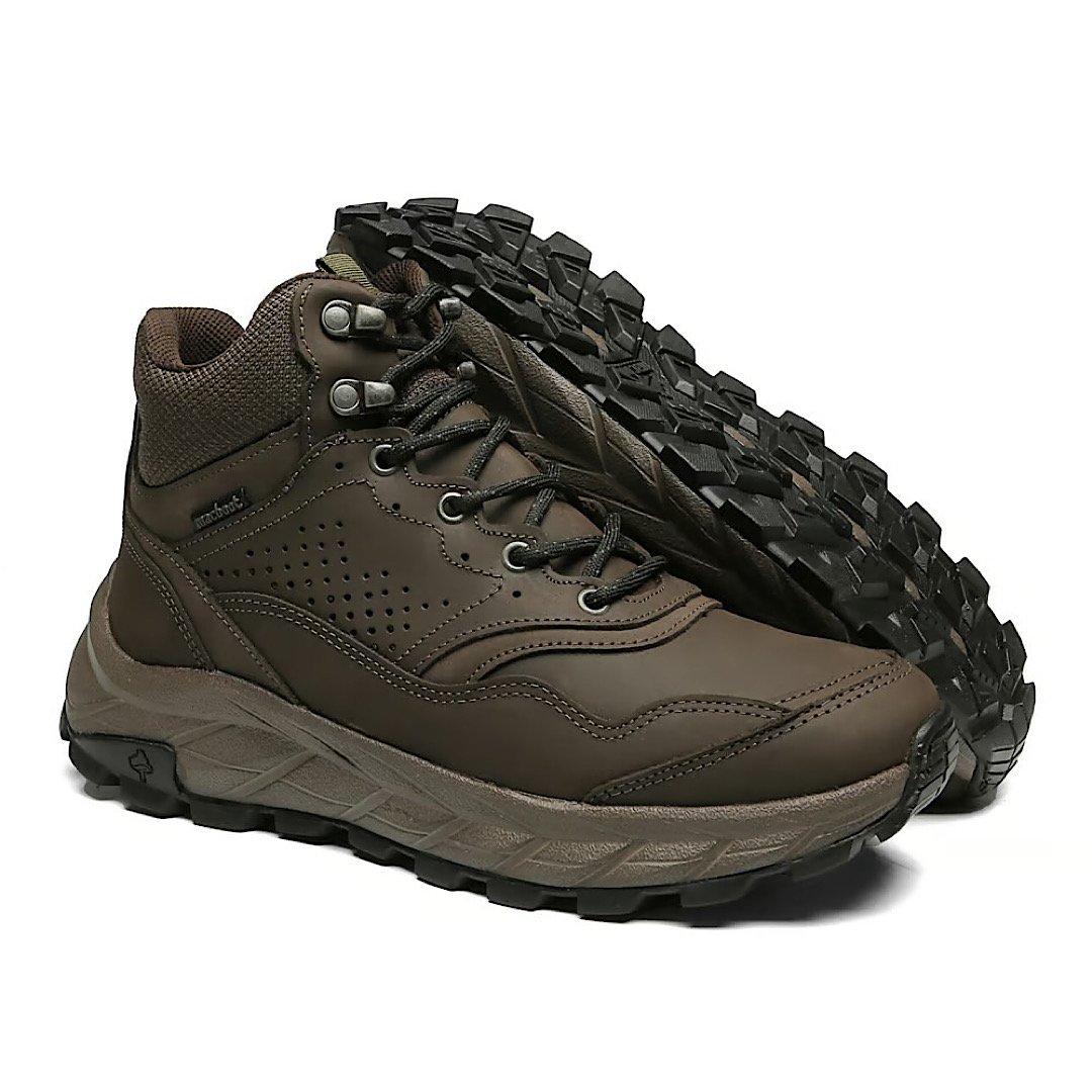 Bota Macboot Adventure Cano Alto Monjolo 02Z Cinza Marrom 2