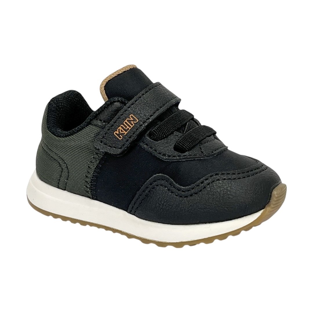 Tênis Klin Walk Baby 453110 Preto/Verde 