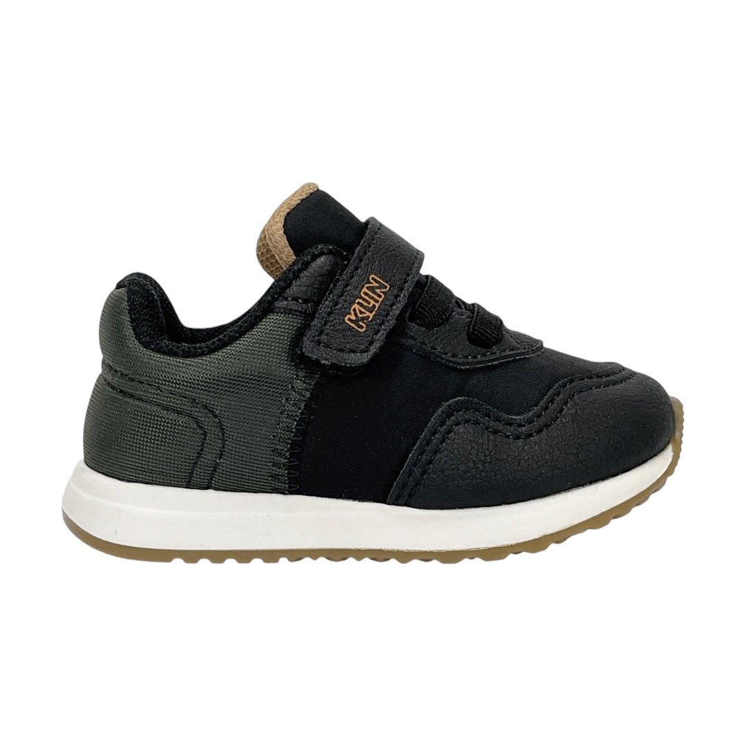 Tênis Klin Walk Baby 453110 Preto/Verde  Preto/Verde 2