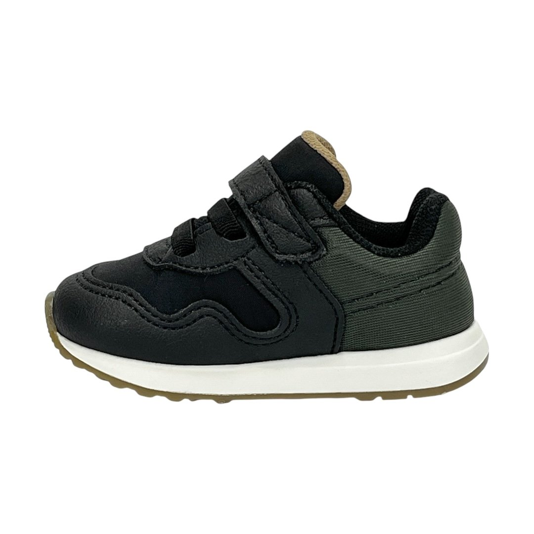 Tênis Klin Walk Baby 453110 Preto/Verde  Preto/Verde 3