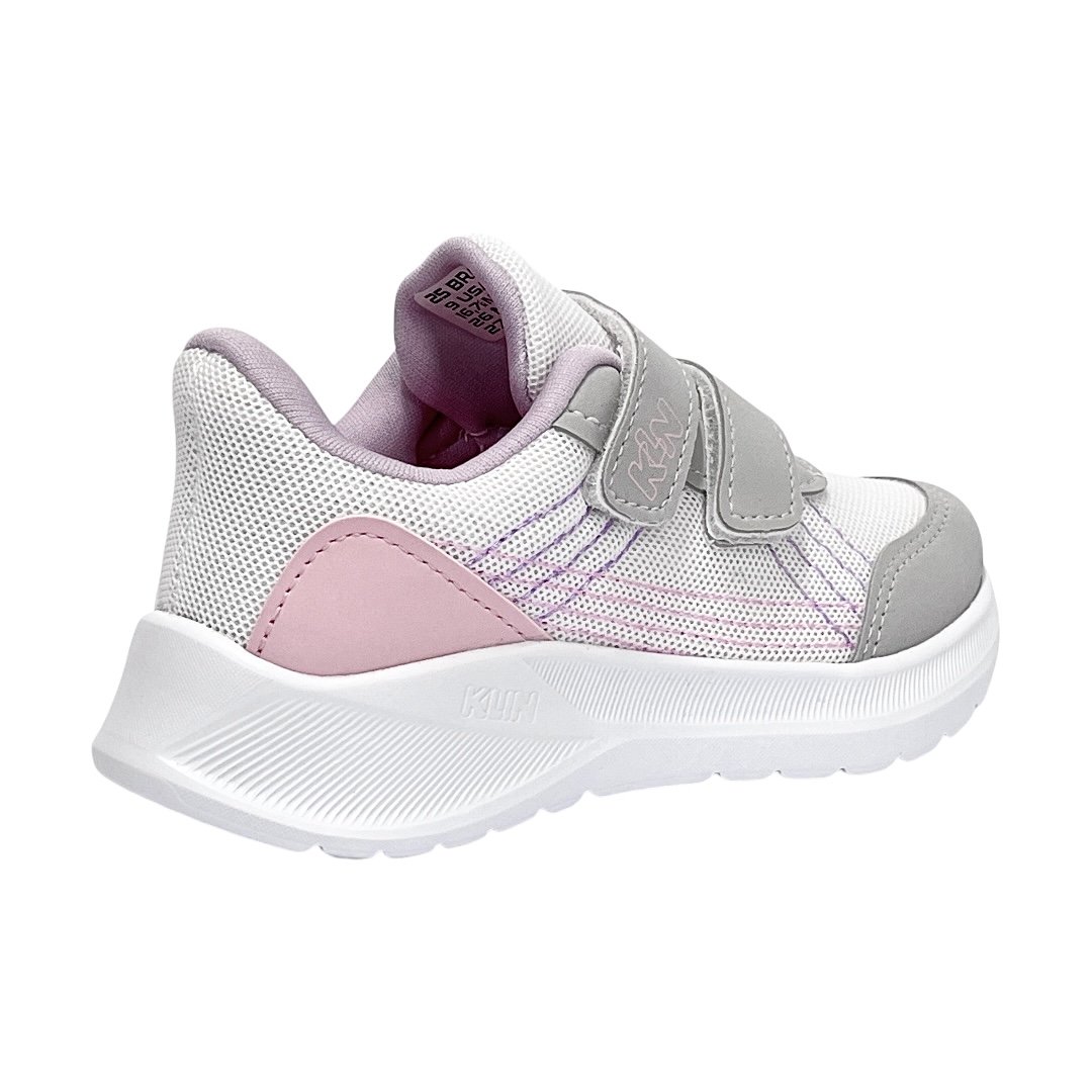 Tênis Klin Freedom Mini 440029 Branco/Gelo/Rosa Branco 5