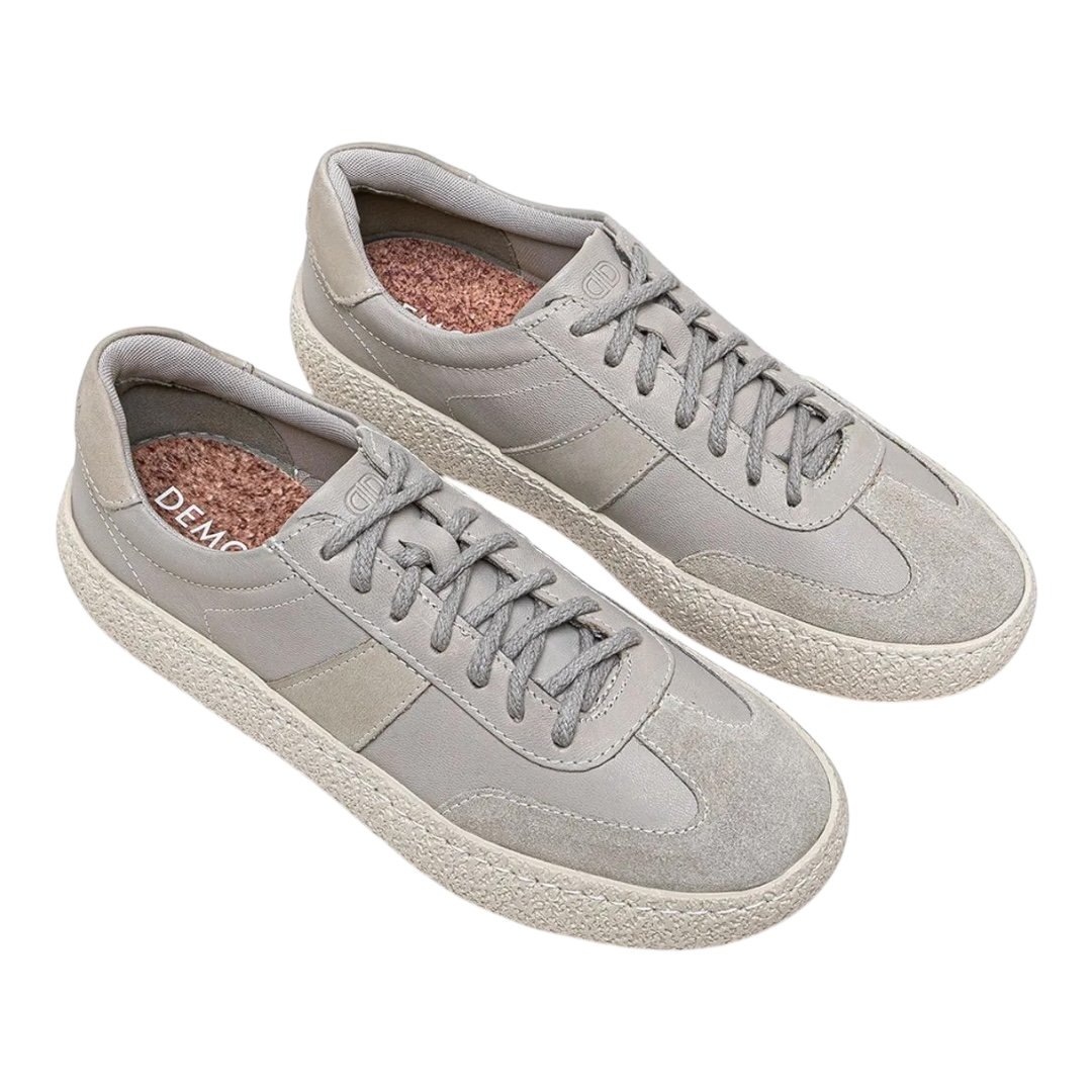 Tênis Democrata Feminino Bora 617101 Off White Cinza 2