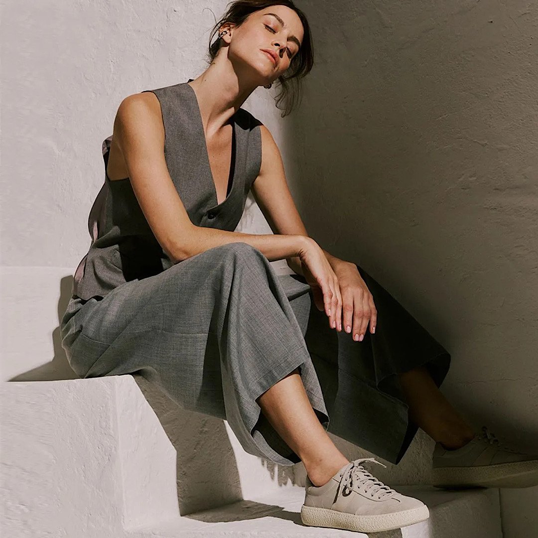 Tênis Democrata Feminino Bora 617101 Off White Cinza 5