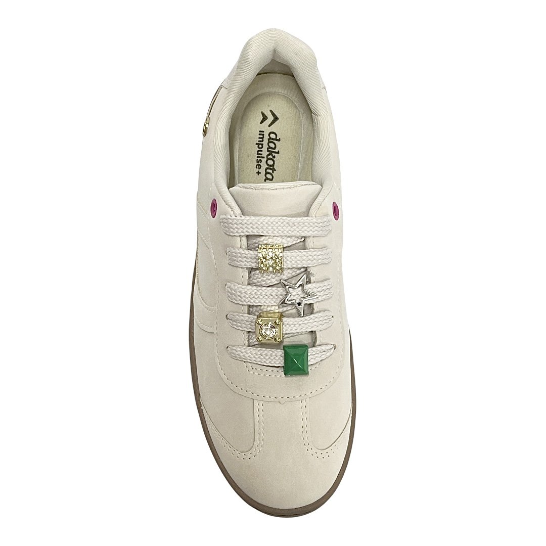 Tênis Dakota Casual D0181 Foggia Marfim Marfim 4
