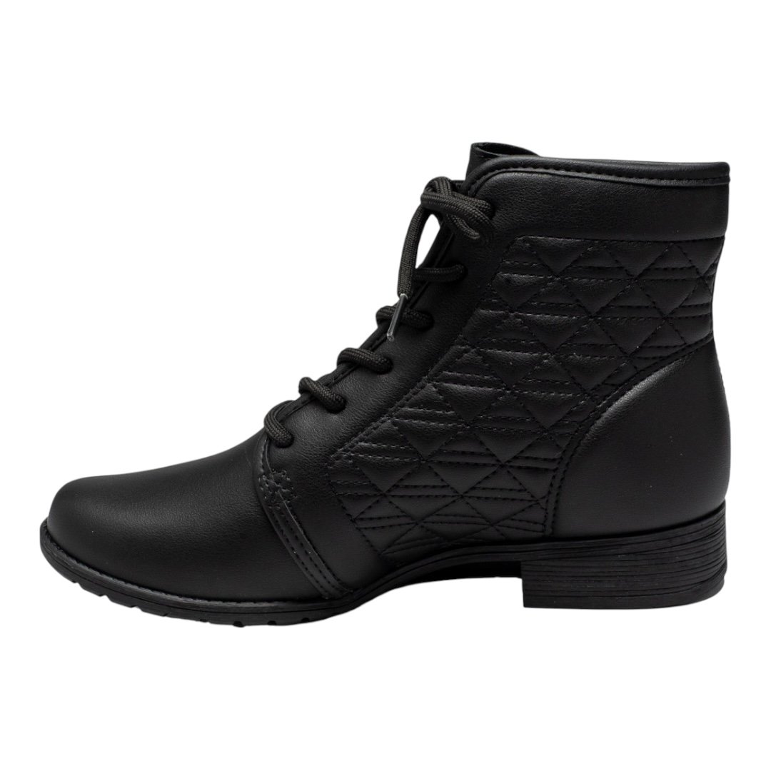 Bota Dakota Coturno Dakota Salto Baixo DA921 Preto Preto 3