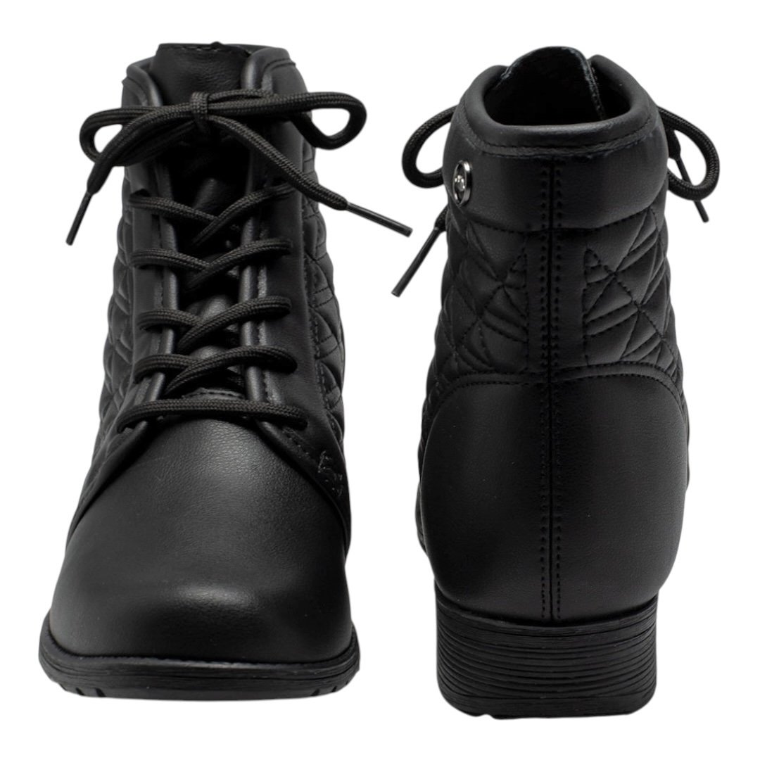 Bota Dakota Coturno Dakota Salto Baixo DA921 Preto Preto 4