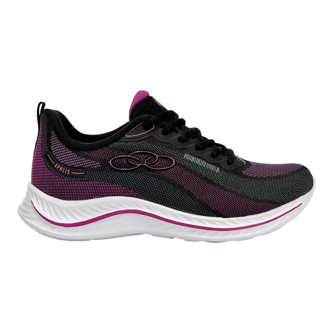Tênis Olympikus Feminino Apolis 43616206 Preto/Pink Preto/Pink 1