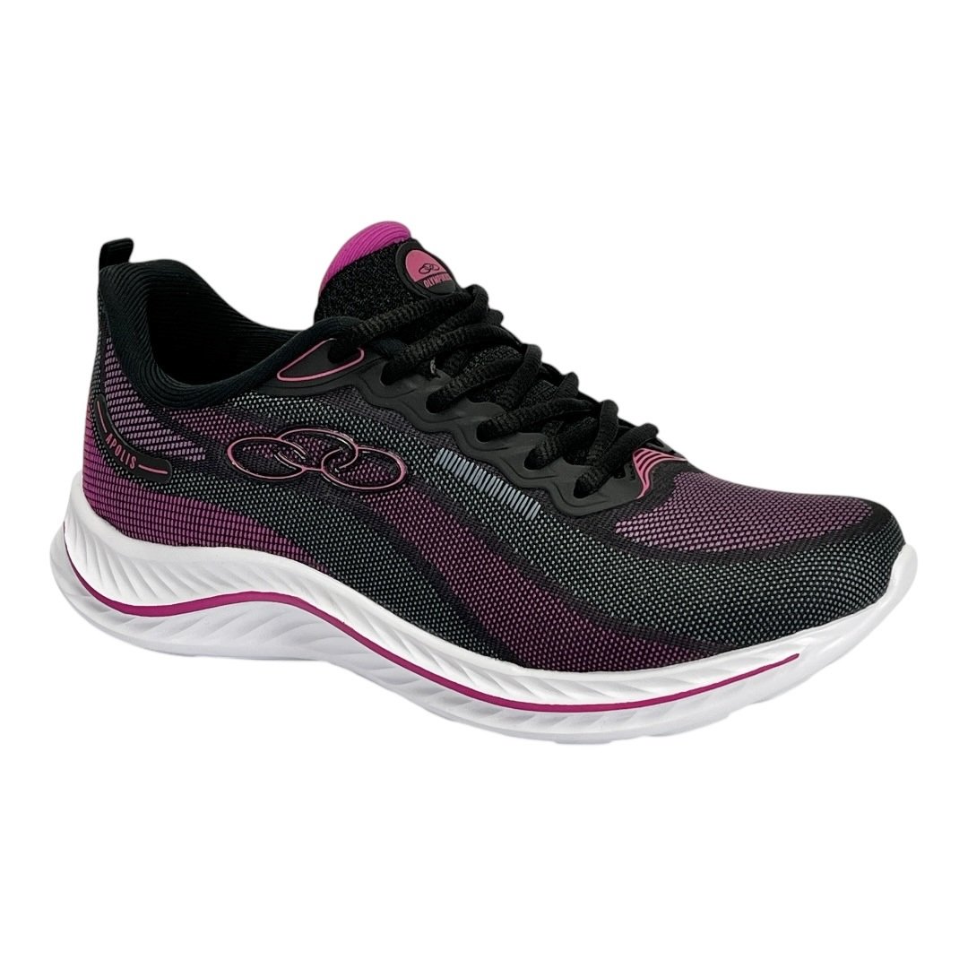 Tênis Olympikus Feminino Apolis 43616206 Preto/Pink Preto/Pink 2