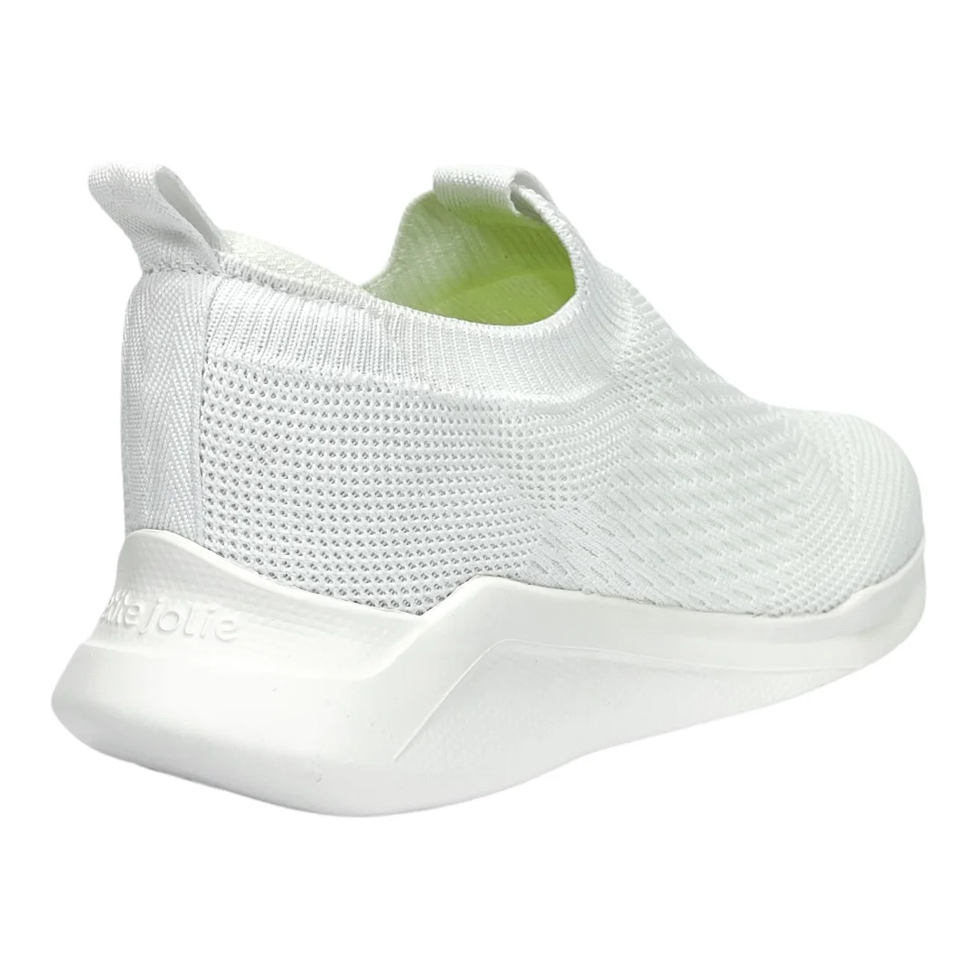 Tênis Petite Jolie Slip On Calce Fácil PJ5517II Branco Branco 5