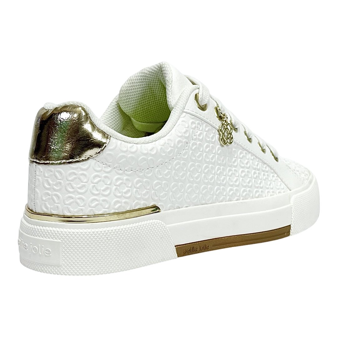 Tênis Petite Jolie Pump Feminino PJ7536 Branco Branco 5