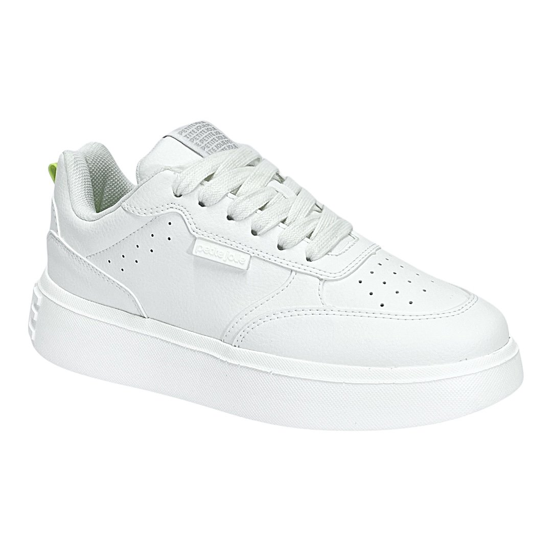 Tênis Petite Jolie Start Plataforma PJ7537 Branco Branco 2