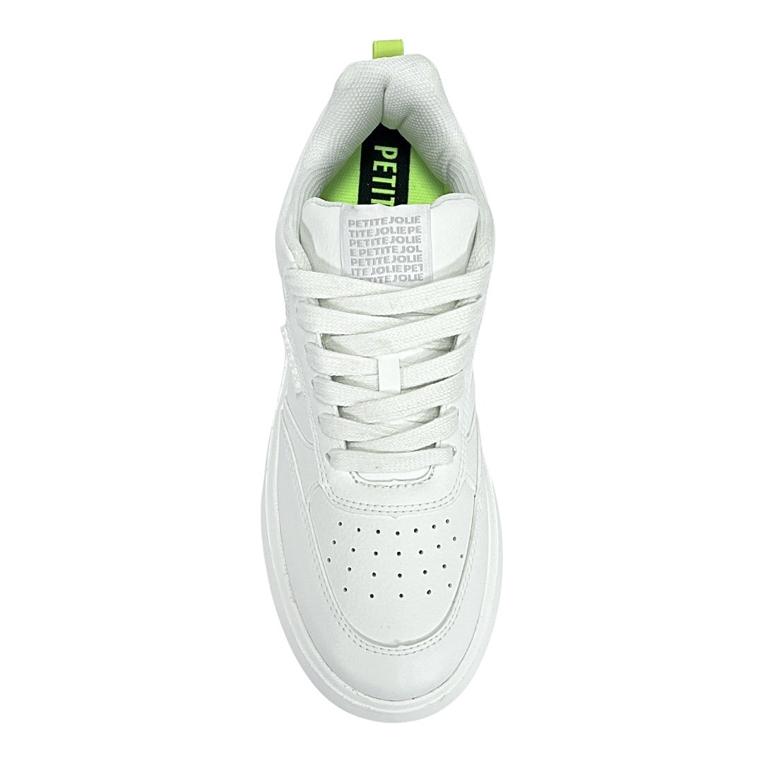 Tênis Petite Jolie Start Plataforma PJ7537 Branco Branco 4