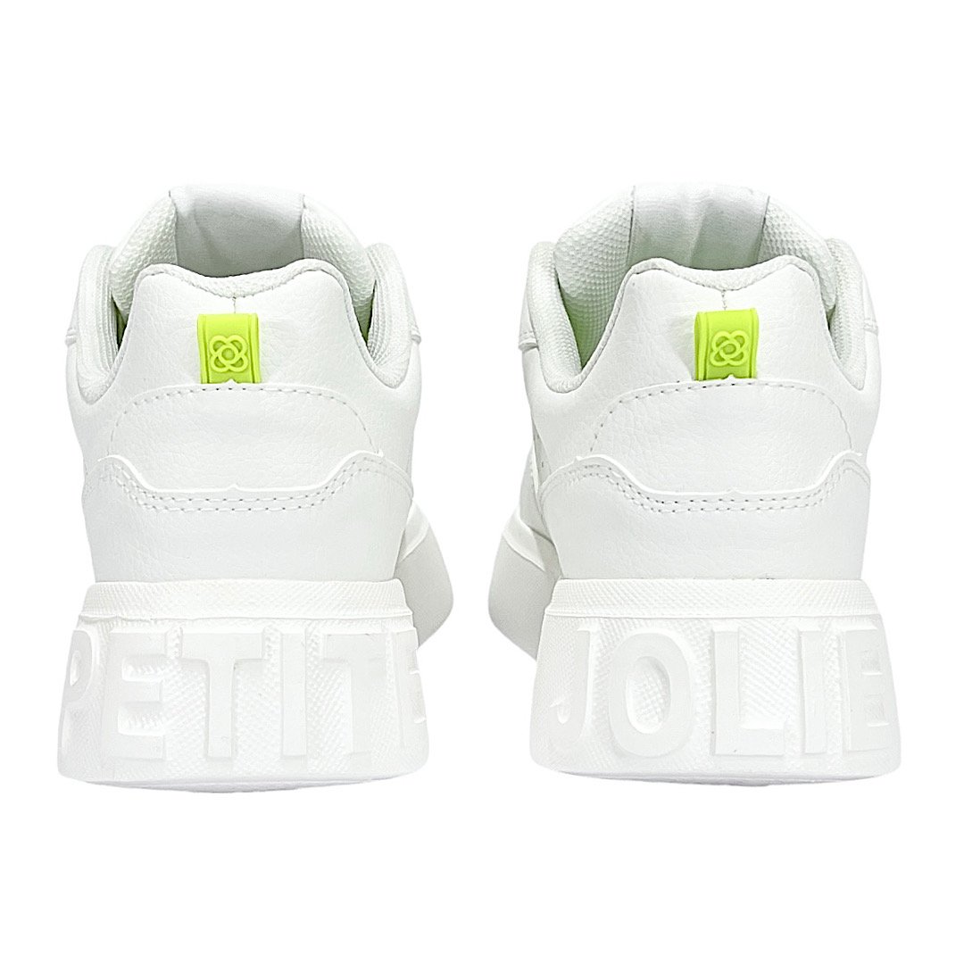 Tênis Petite Jolie Start Plataforma PJ7537 Branco Branco 6