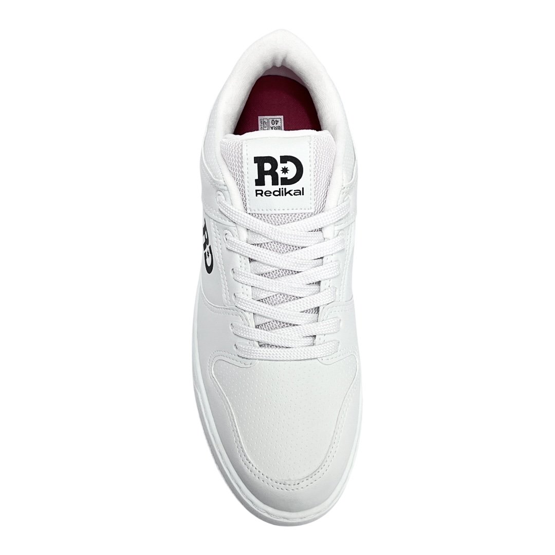 Tênis Redikal Skate Masculino RKT406 Branco Branco 4