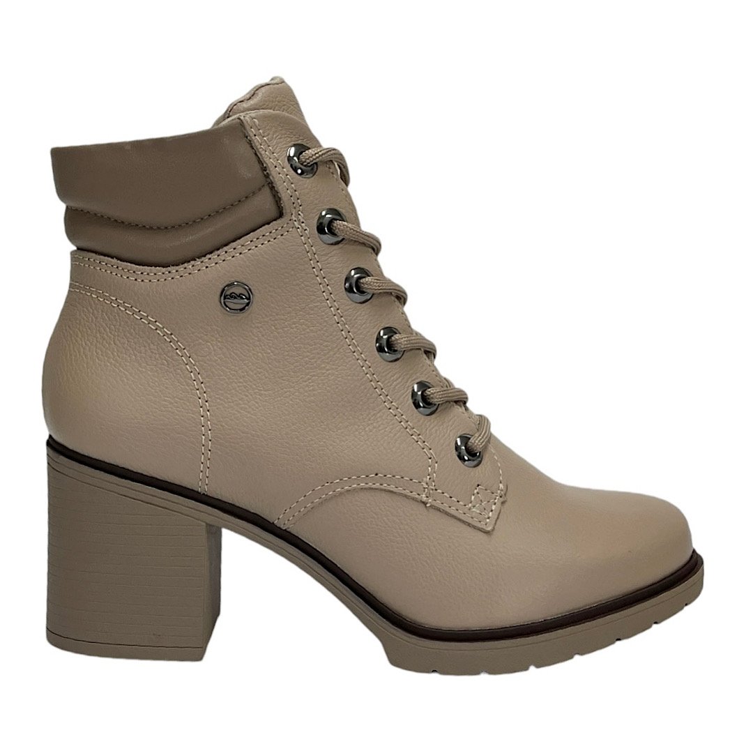 Bota Dakota Coturno Couro Salto Alto D0391 Cappucino Capuccino 2