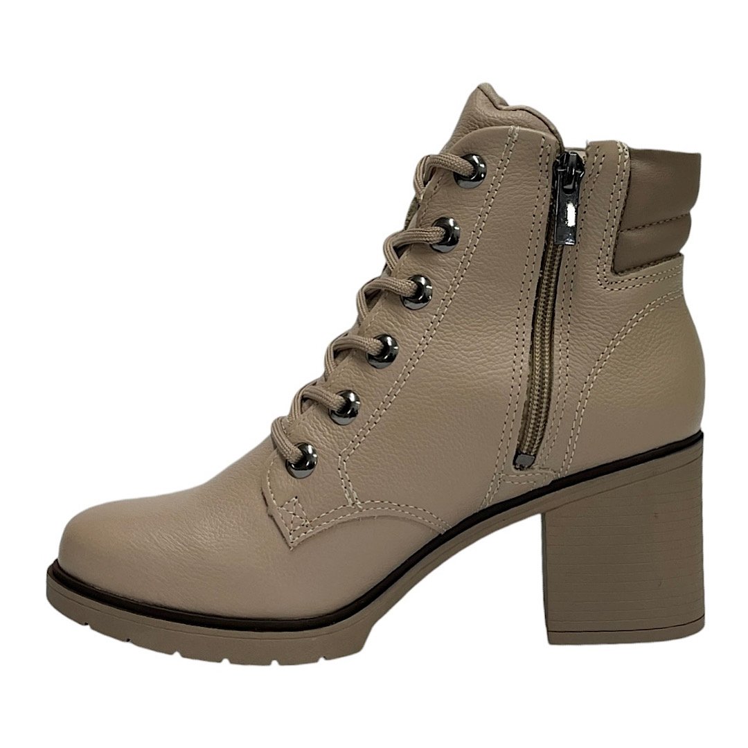 Bota Dakota Coturno Couro Salto Alto D0391 Cappucino Capuccino 3