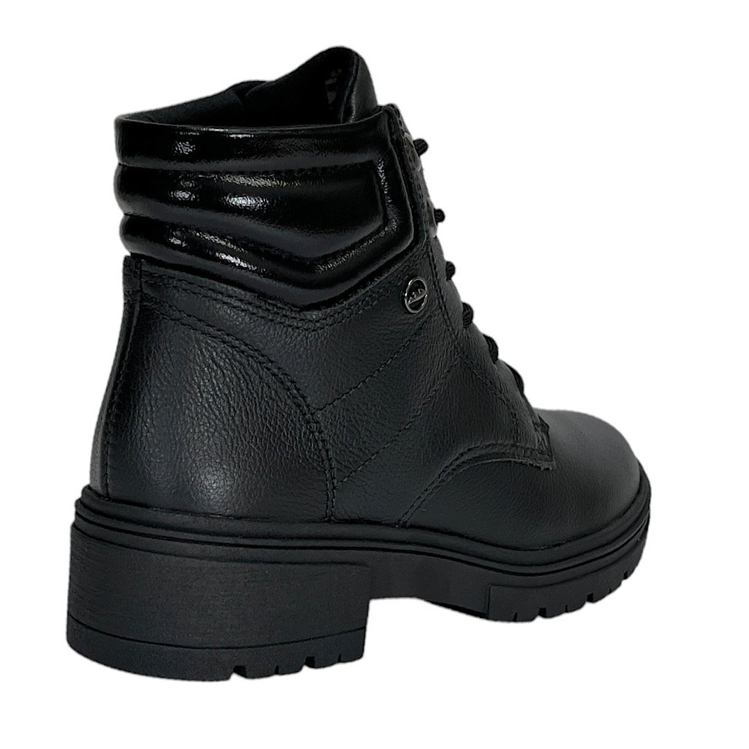 Bota Dakota Coturno Couro D0451 Valais Preto Preto 5