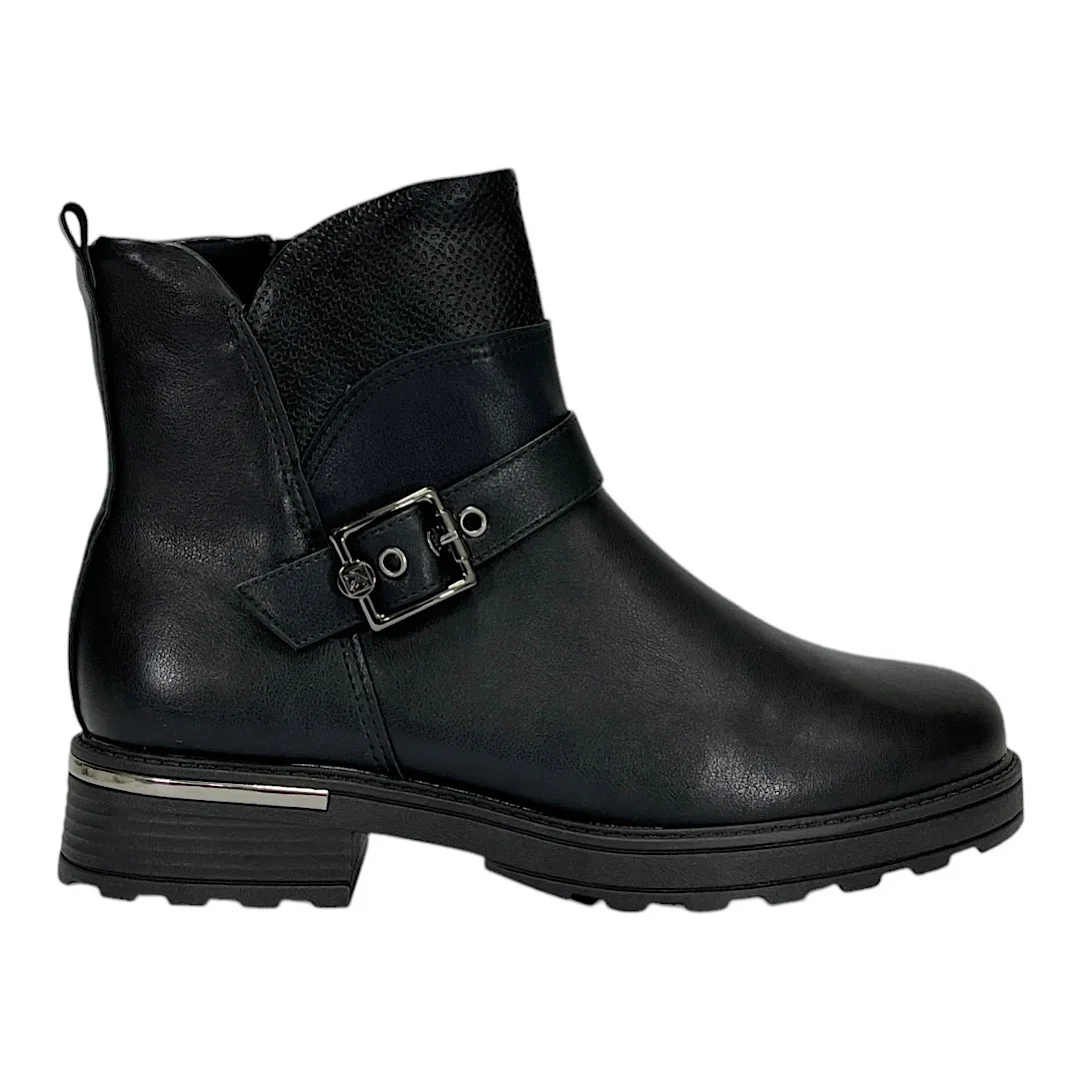 Bota Piccadilly Maxi Gisa Cano Curto 735031 Preto Preto 4