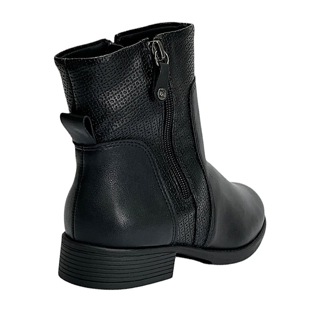 Bota Piccadilly Leci Cano Curto 653021 Preto Preto 5