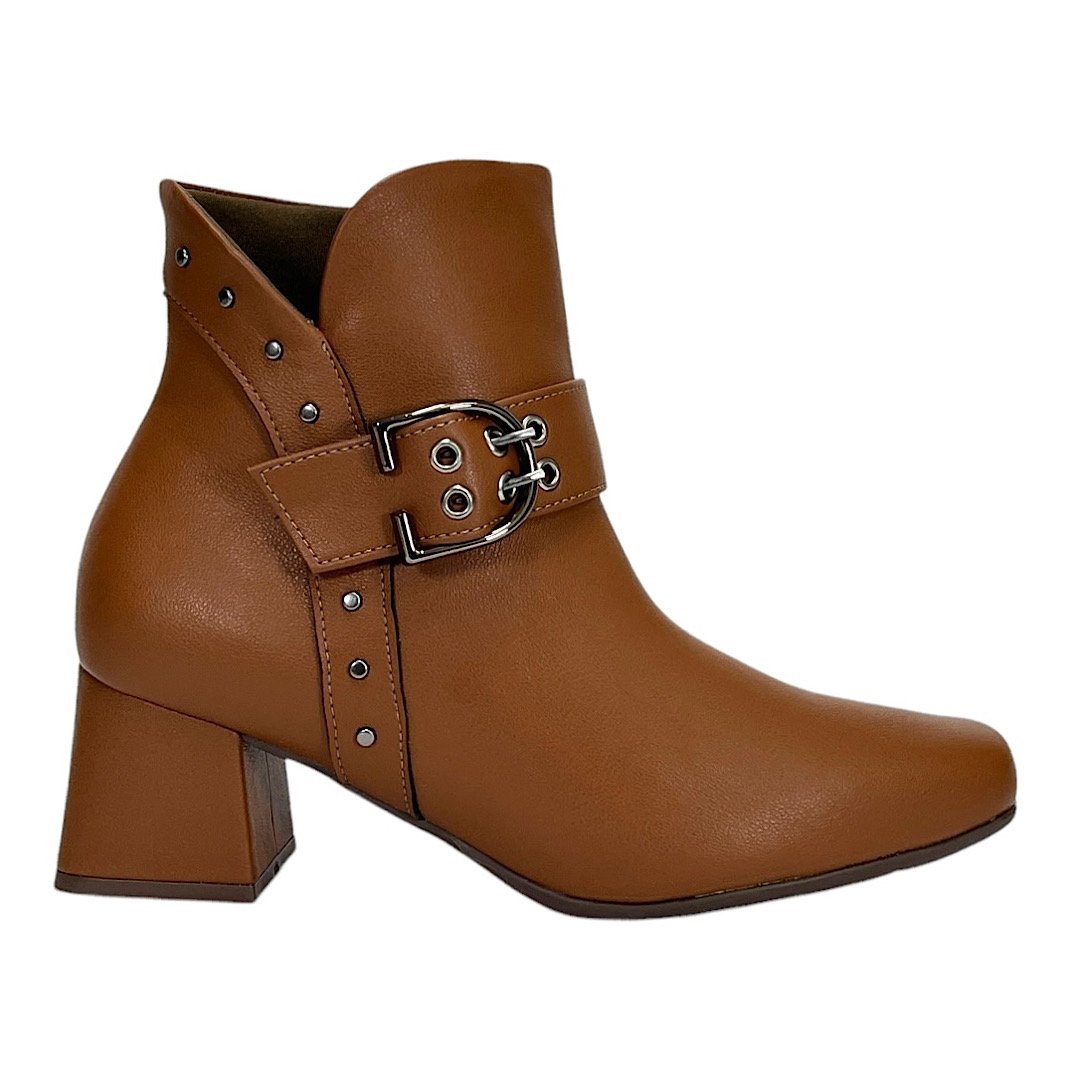 Bota Piccadilly Maxi Estela Wide Fit 748037 Marrom Madeira Marrom 2