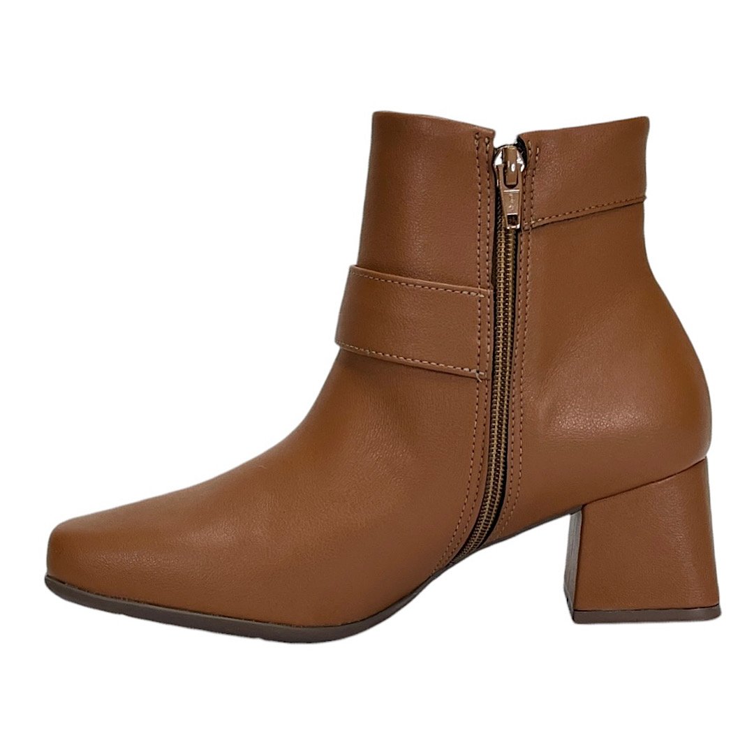 Bota Piccadilly Maxi Estela Wide Fit 748037 Marrom Madeira Marrom 3