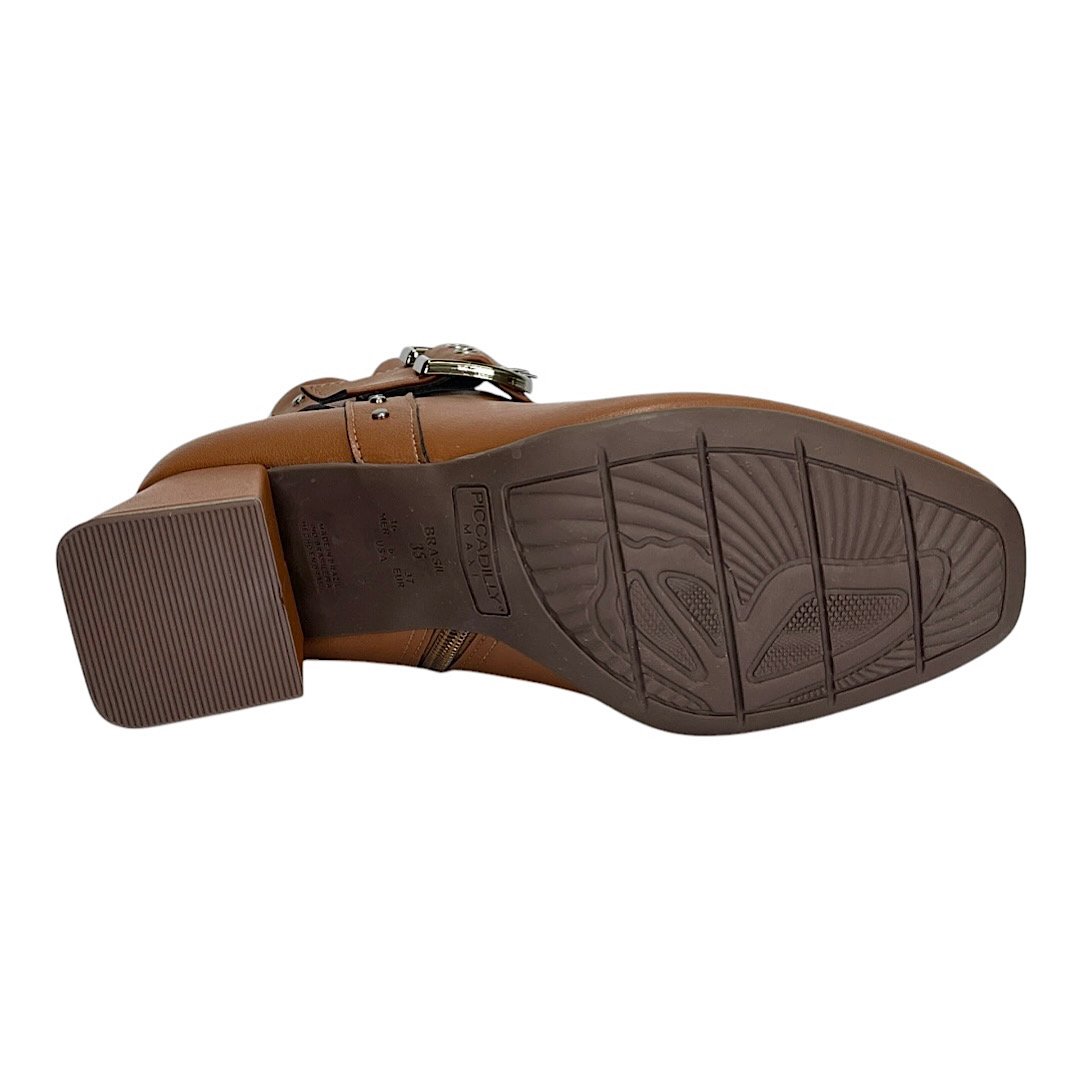 Bota Piccadilly Maxi Estela Wide Fit 748037 Marrom Madeira Marrom 6