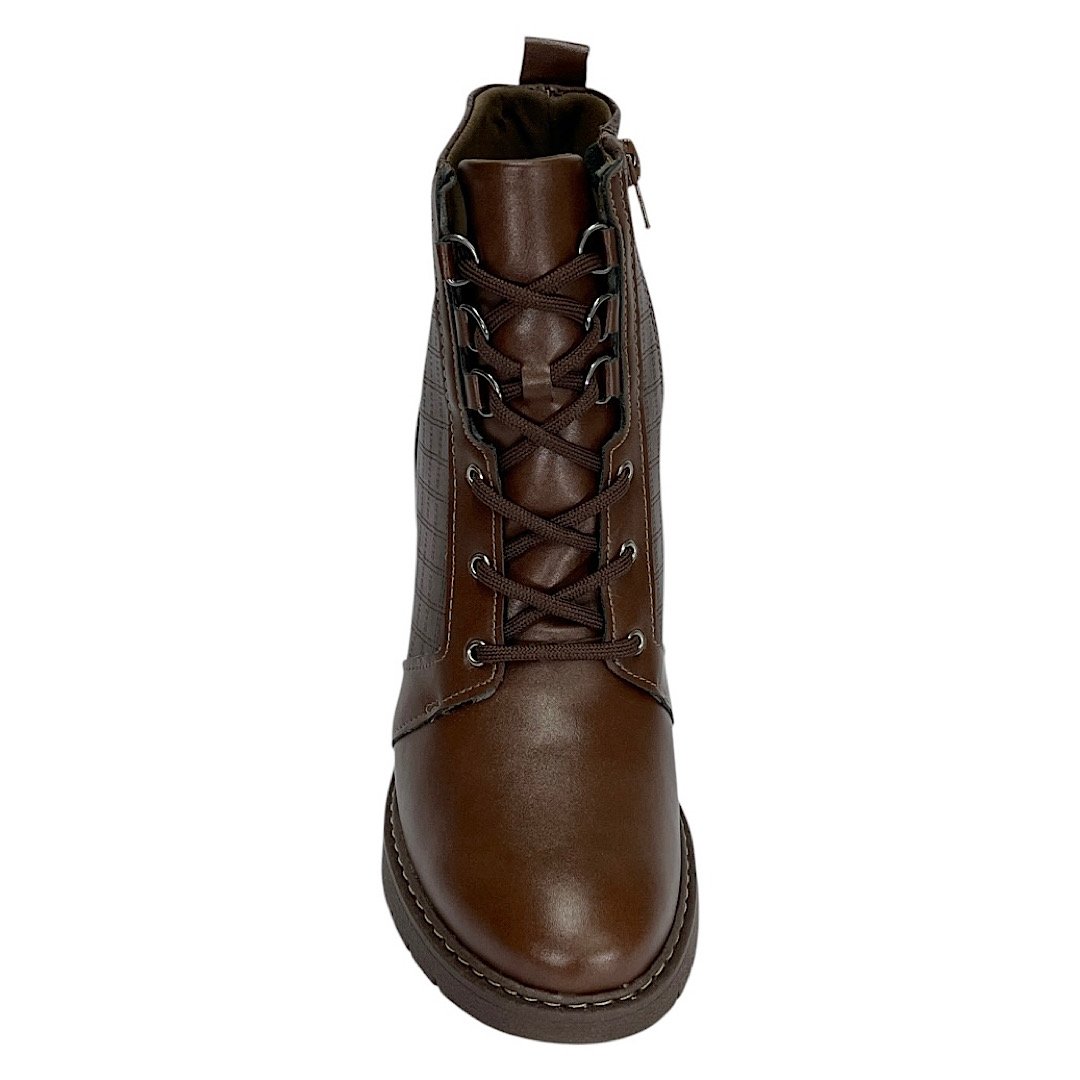Bota Piccadilly Coturno Maxi Denise 769003 Marrom Marrom 4