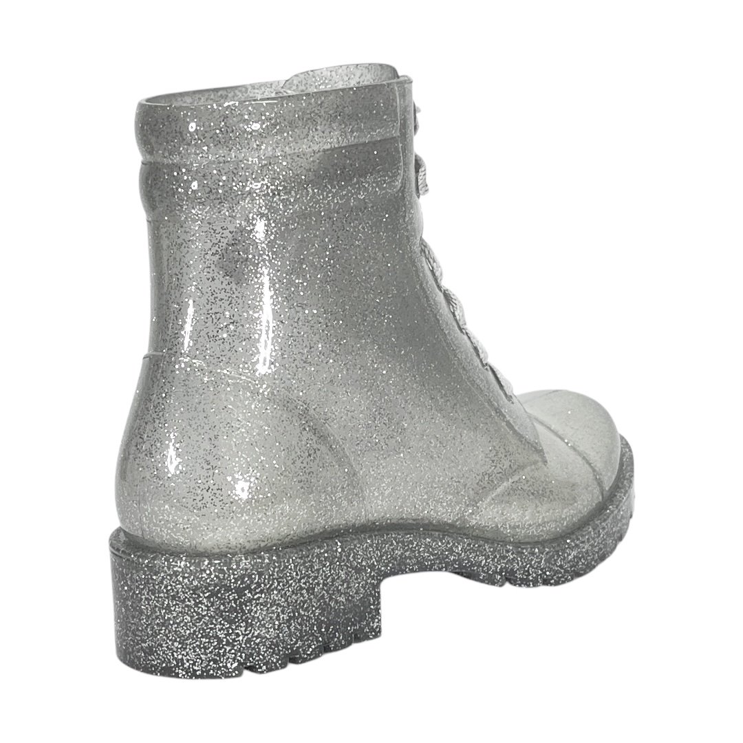 Bota Petite Jolie Coturno Iggy Infantil PJ4995IN Glitter Prata Prata 5