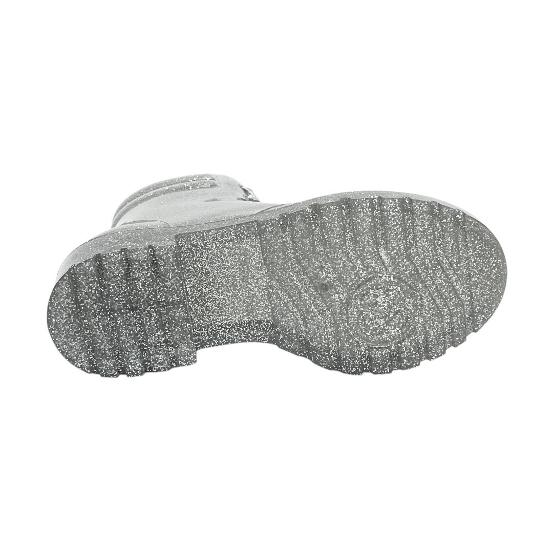 Bota Petite Jolie Coturno Iggy Infantil PJ4995IN Glitter Prata Prata 6