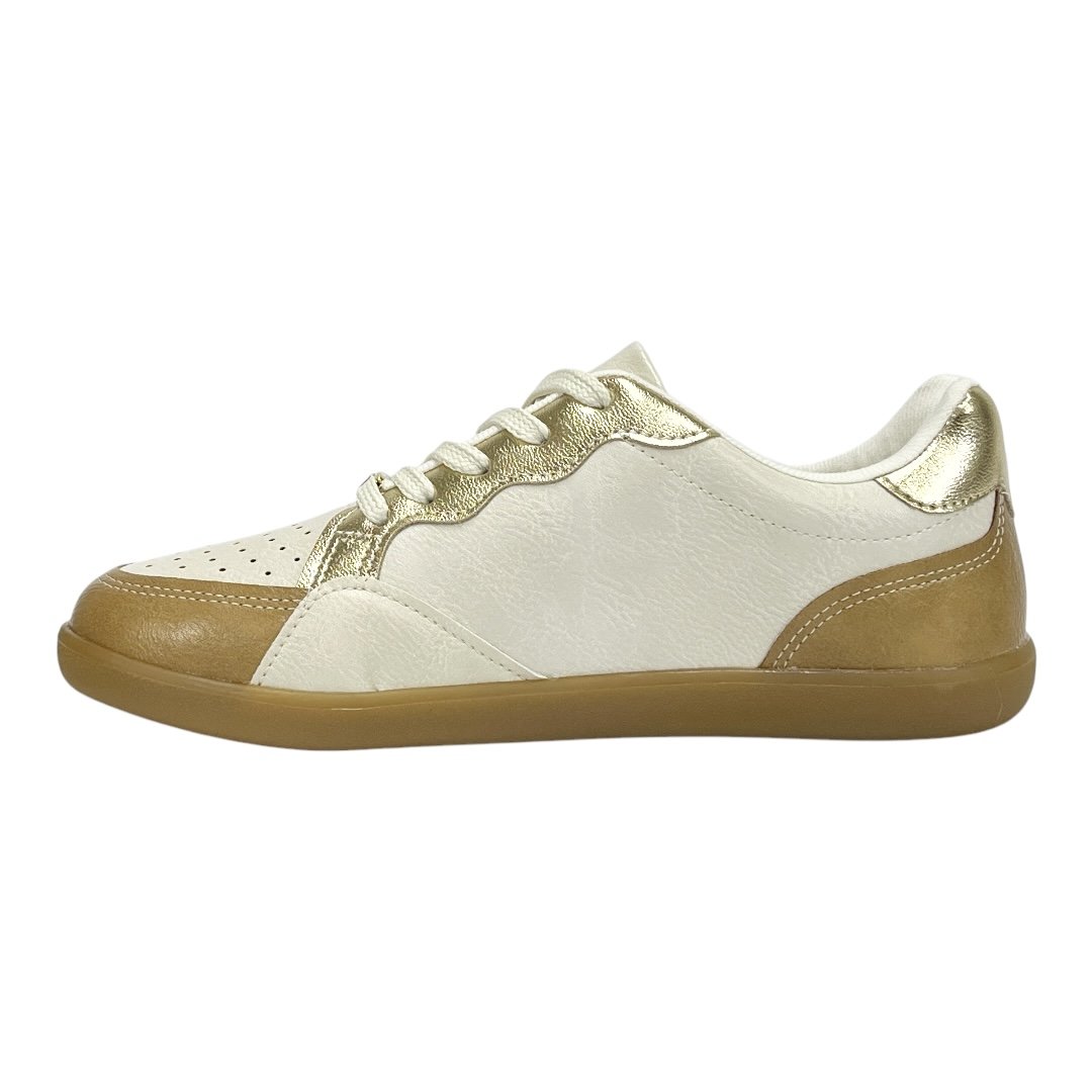 Tênis Vizzano Casual Flat 1430.109 Off White/Areia/Dourado Off White/Dourado/Camel 3