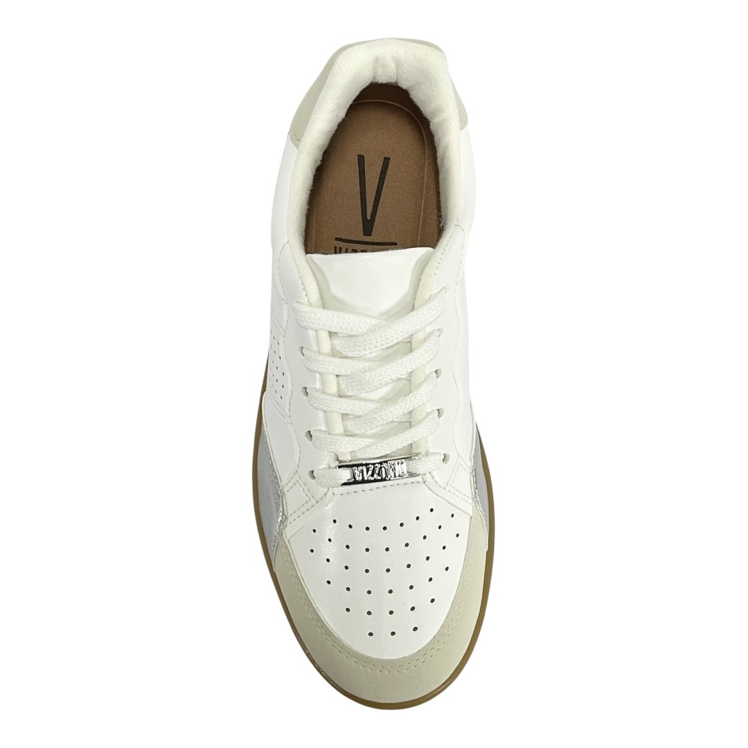 Tênis Vizzano Casual Flat 1430.109 Branco/Off White/Prata Branco/Prata 4