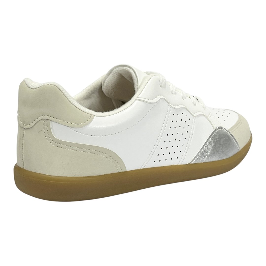 Tênis Vizzano Casual Flat 1430.109 Branco/Off White/Prata Branco/Prata 5
