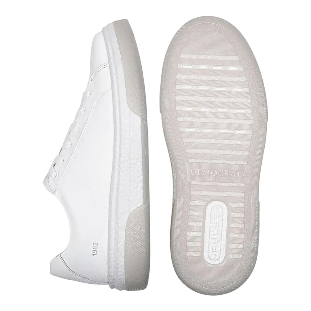Tênis Democrata Denim Beat Pulse Masculino 623103 Branco Branco 3